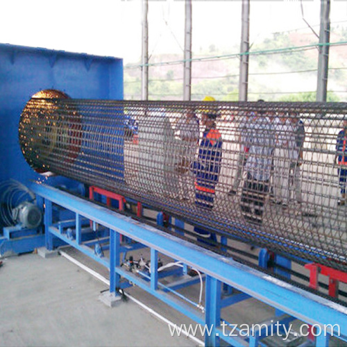 Automatic CNC reinforce welding pile cage machine
